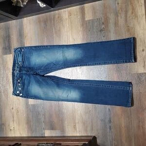 True religion slim straight pocket flap jeans